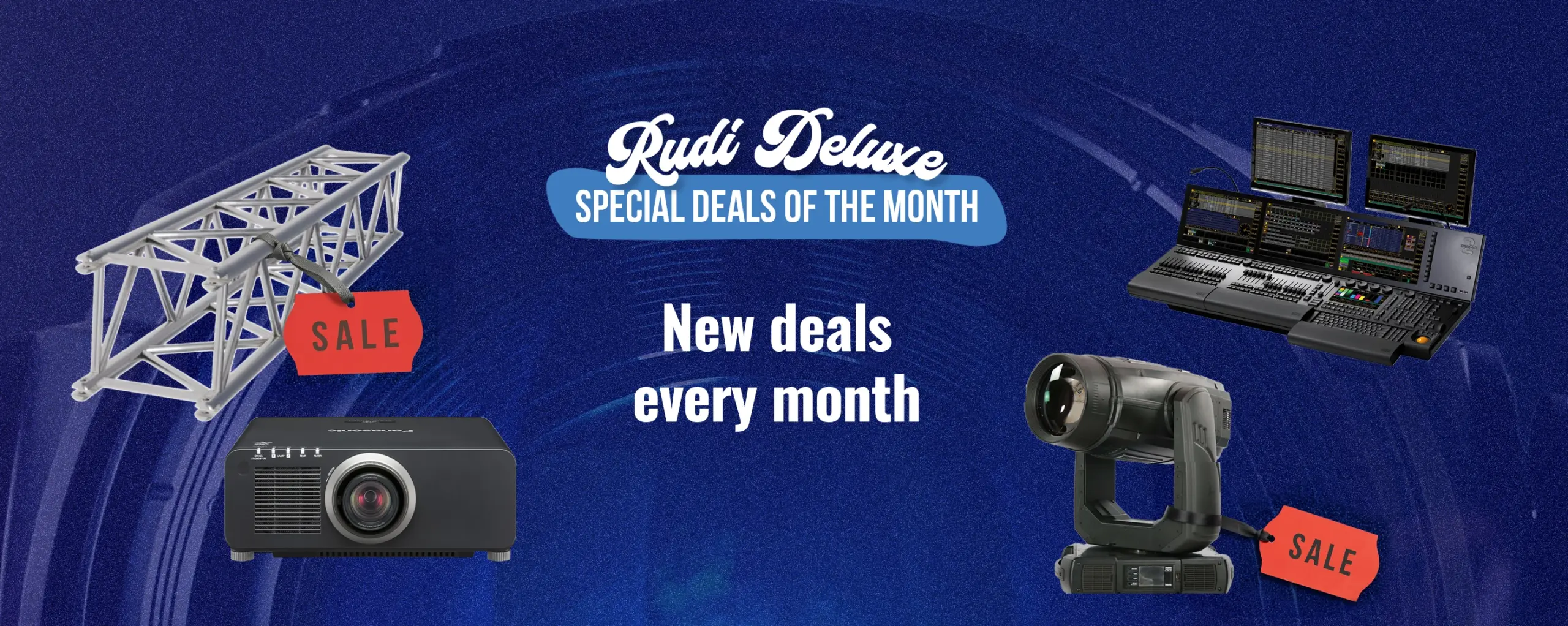 Gebrauchte Veranstaltungstechnik bei Rudi Deluxe